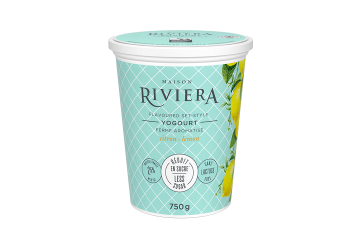 Maison Riviera Yogourt Ferme Sans OGM Citron 750 g