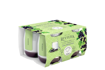 Maison Riviera Blackcurrant Organic Yogourt 4-pack