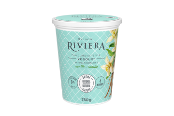 Maison Riviera Vanilla Non-GMO Set-Style Yogourt 750 g