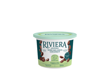 Riviera Coconut plant-based yogourt Cappuccino