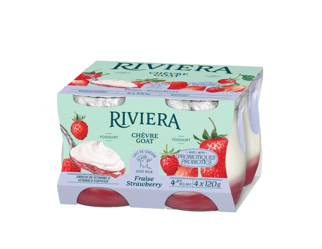 Maison Riviera Strawberry Goat Yogourt Petit Pot