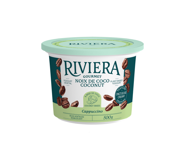 Riviera Coconut plant-based yogourt Cappuccino