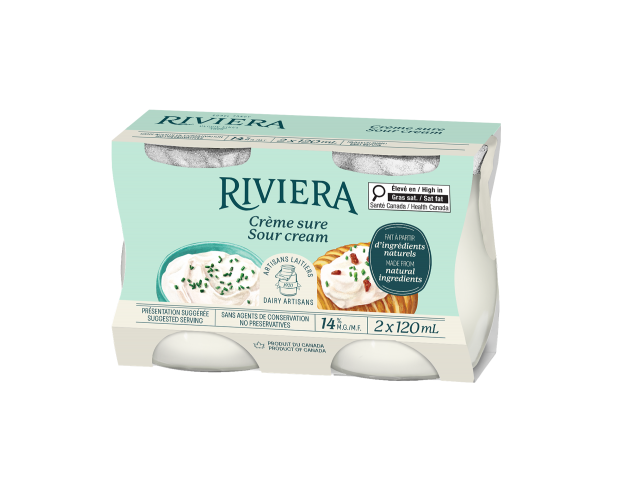 Maison Riviera Sour Cream 2 x 120 ml