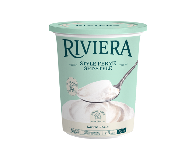 Maison Riviera Yogourt Ferme Sans OGM Nature 750 g