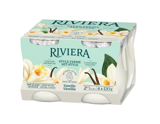 Maison Riviera Vanilla Set-Style Yogourt Petit Pot