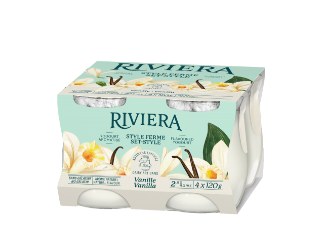 Maison Riviera Vanilla Set-Style Yogourt Petit Pot