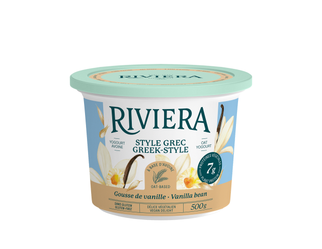 Greek-Style Oat Yogourt vanilla bean