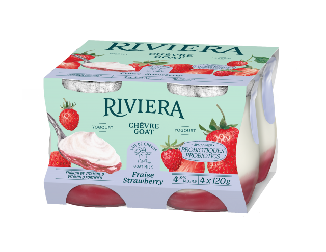 Maison Riviera Strawberry Goat Yogourt Petit Pot