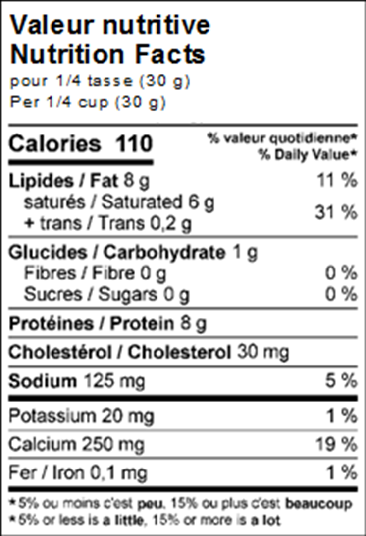 Nutrition Facts