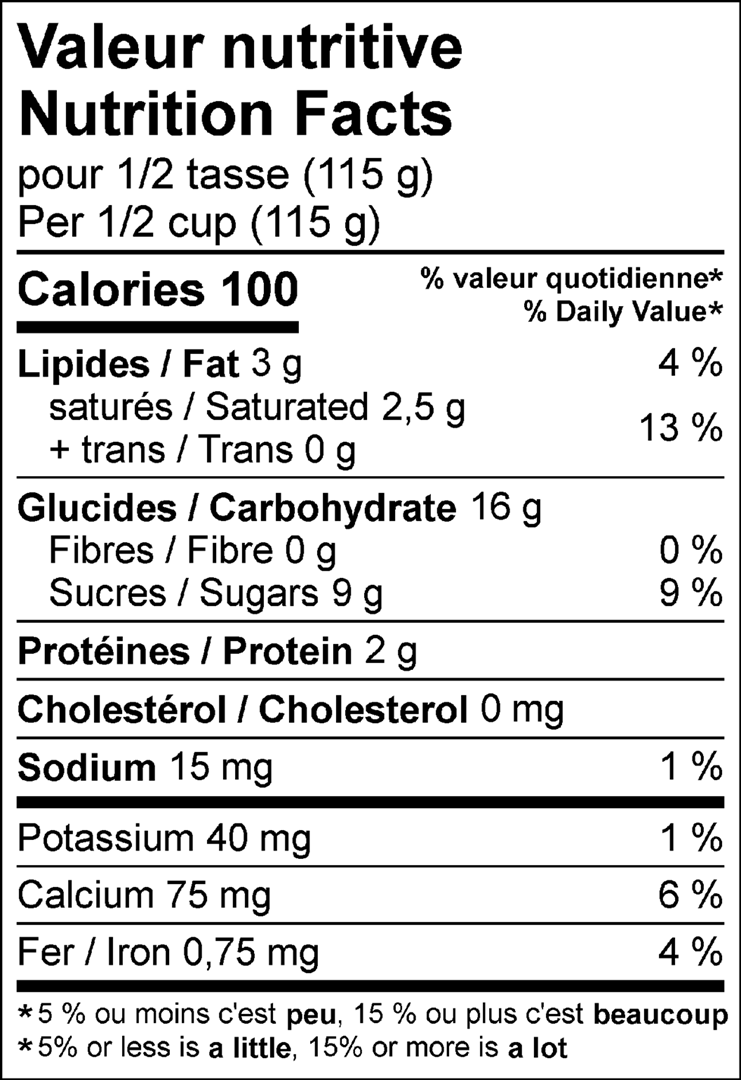 Nutrition Facts