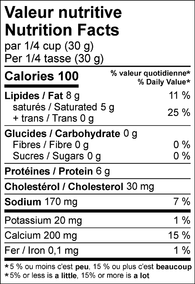 Nutrition Facts