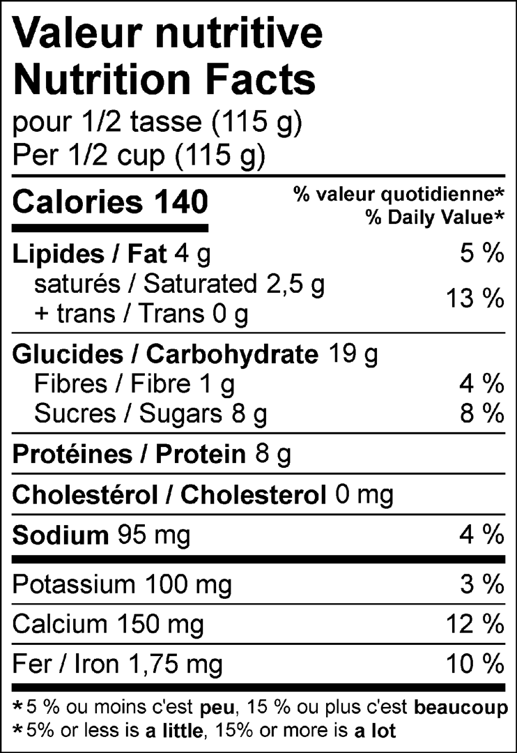 Nutrition Facts