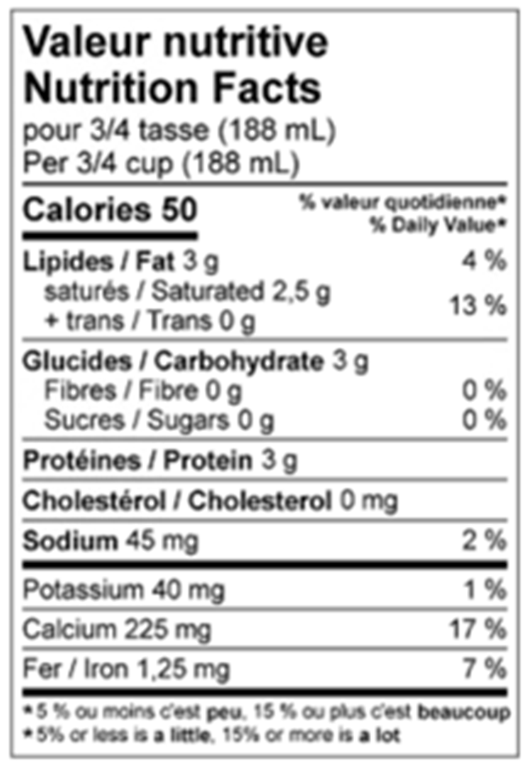 Nutrition Facts