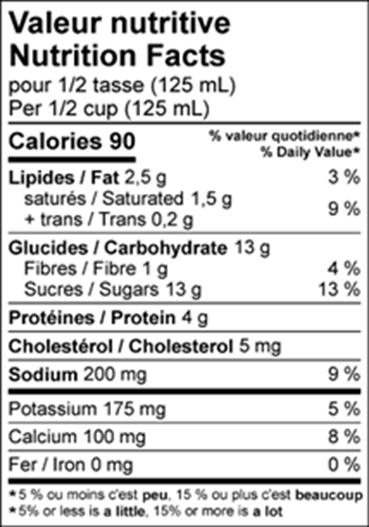 Nutrition Facts